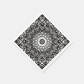 ブラックレース スタンダードカクテルナプキン (角)