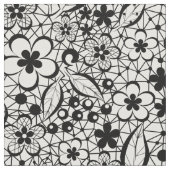 ブラックレース ファブリック (クローズアップ)