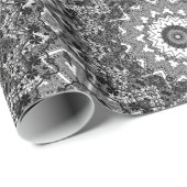 ブラックレース ラッピングペーパー (ロールコーナー)