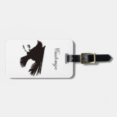 ブラックレーヴ飛んでいるンサンダーコーブ ラゲッジタグ (正面横)