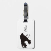 ブラックレーヴ飛んでいるンサンダーコーブ ラゲッジタグ (裏面縦)