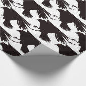 ブラックレーヴ飛んでいるンサンダーコーブ ラッピングペーパー (角)