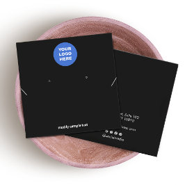 ブラックロゴのネックレスイヤリングディスプレイの追加