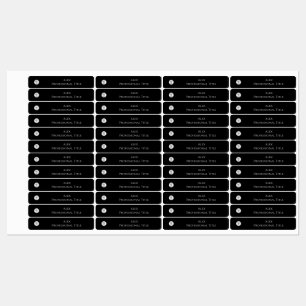 ブラックロゴカスタムビジネス名(&W) ラベル