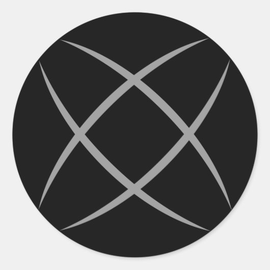 ブラックロゴシール ラウンドシール (正面)