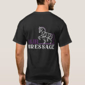 ブラックロゴMJB Dressage Tシャツ (裏面)