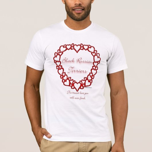 ブラックロシアのテリアトゥルーラブ Tシャツ (正面)