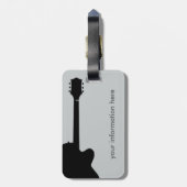 ブラックロックギターの旅 ラゲッジタグ (裏面縦)
