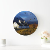 ブラックロックコテージグレンコースコットランド ラージ壁時計 (ホーム)