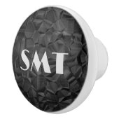 ブラックロックテクスチャモノグラム セラミックノブ (右)