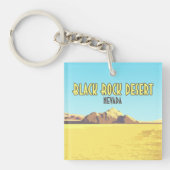 ブラックロックデザートネバダヴィンテージ キーホルダー (正面)