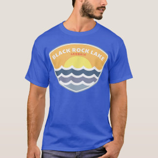 ブラックロックレイクジョージアGAサンセットバケーションデミトリ Tシャツ