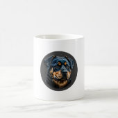 ブラックロットワイラー コーヒーマグカップ (中央)