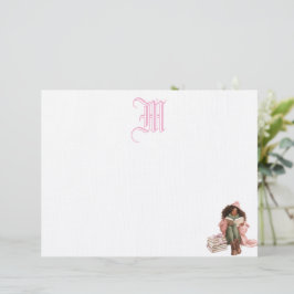 ブラックロマンスブックラバーパーソナライズされたター レターヘッド