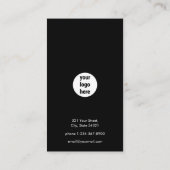 ブラックロモダンゴのソーシャルメディアと当社 名刺 (裏面)