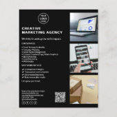 ブラックロモダンゴマーケティングクリエイティブ事業 チラシ (正面)