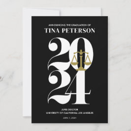 ブラックロースクール卒業発表 招待状