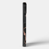 ブラックローズゴールドの水彩アゲート オーダーメイドデザイン Case-Mate iPhoneケース (裏面 / 右)