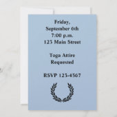 ブラックローレルリース 招待状 (裏面)