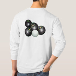 ブラックローンボウルと子猫 Tシャツ