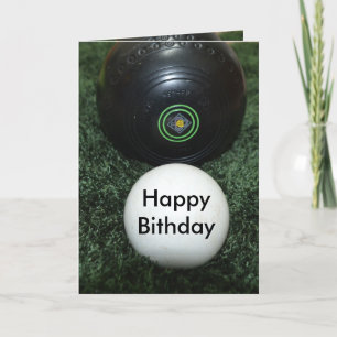 ブラックローンボウル、メッセージ誕生日カードの追加 カード