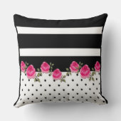 ブラックロ点々のあるージー綿装飾用クッション クッション (裏面)