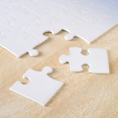 ブラックロ飛んでいるボットの青空の背景 ジグソーパズル (側面)