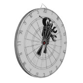 ブラックロ飛んでいるボット ダーツボード (正面左)