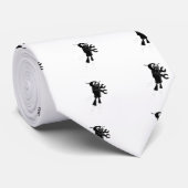 ブラックロ飛んでいるボット ネクタイ (ロール)