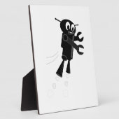 ブラックロ飛んでいるボット フォトプラーク (側面)