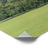 ブラックワイア・フィールド。ウェールズのカーディフ、ビュート・パーク。 ポスター (角)