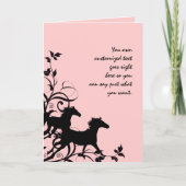 ブラックワイルドウマ カード (正面)