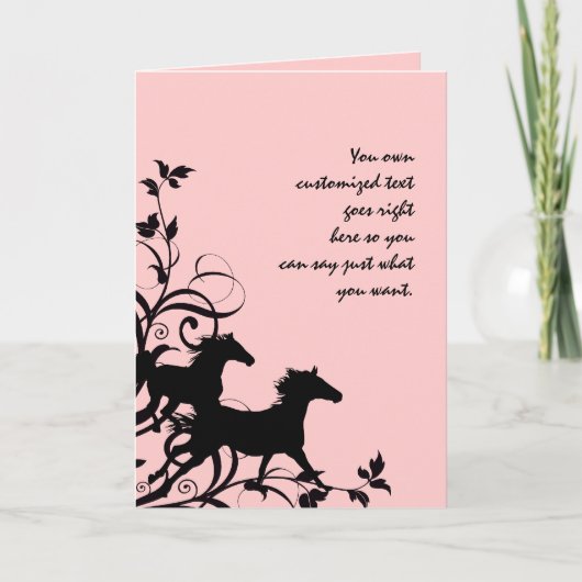 ブラックワイルドウマ カード (正面)