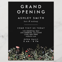 ブラックワイルドフラワーメドウ チラシ