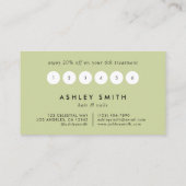 ブラックワイルドフラワーメドウ ロイヤリティカード (裏面)