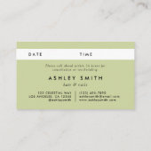 ブラックワイルドフラワーメドウ 予約カード (裏面)