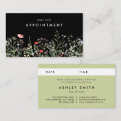 ブラックワイルドフラワーメドウ 予約カード (正面/裏面)