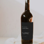 ブラックワインボトルラベルテンプレート ワインラベル