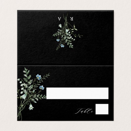 ブラックワエレガントルドフラワー結婚ズ座席表 (外部フラット)