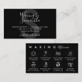 ブラックワクシング気にアドバイス指示 名刺 (正面/裏面)