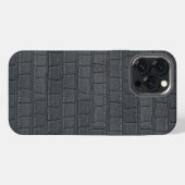 ブラックワニCOD.03 iPhoneケース (裏面横)