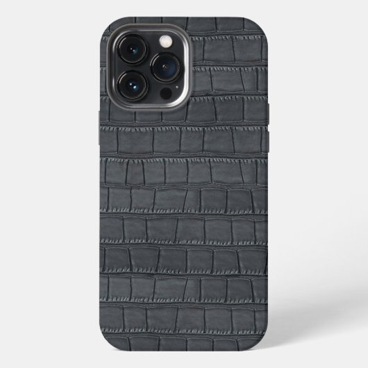 ブラックワニCOD.03 iPhoneケース (裏面)