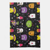 ブラックワンダーランド キッチンタオル (縦)