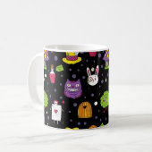 ブラックワンダーランド コーヒーマグカップ (正面左)