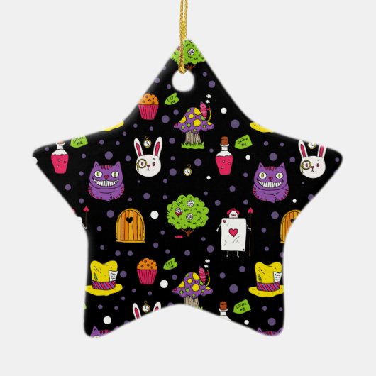 ブラックワンダーランド セラミックオーナメント (正面)