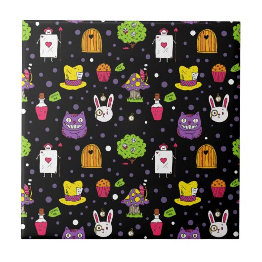 ブラックワンダーランド タイル (正面)