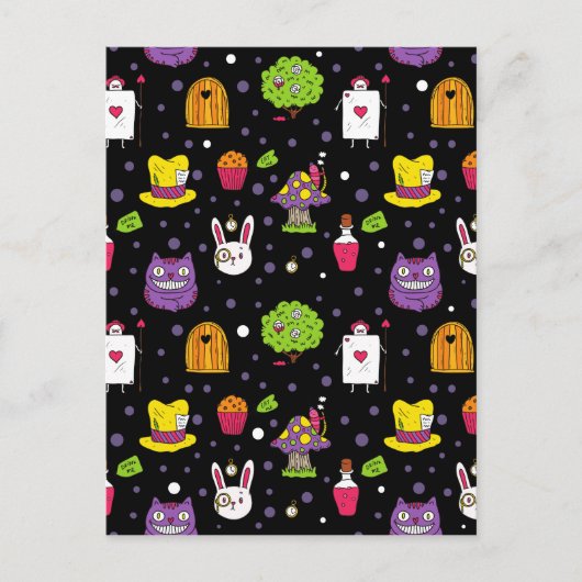 ブラックワンダーランド ポストカード (正面)