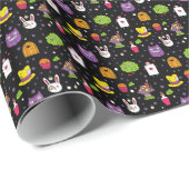 ブラックワンダーランド ラッピングペーパー (ロールコーナー)