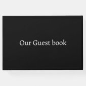 ブラックワンデイリハ遠くにーサルディナー結婚ズ ゲストブック (裏面)