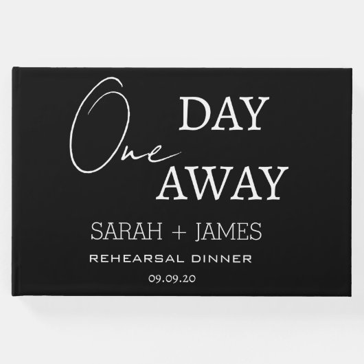 ブラックワンデイリハ遠くにーサルディナー結婚ズ ゲストブック (正面)